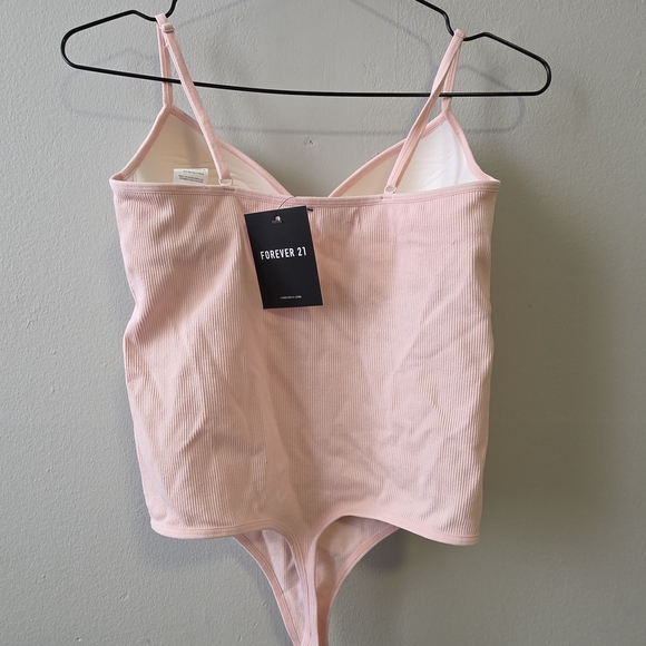 H&M Light Pink Ribbed Top - Picture 2 of 6